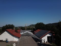 Aufbau fürs Festwochenende